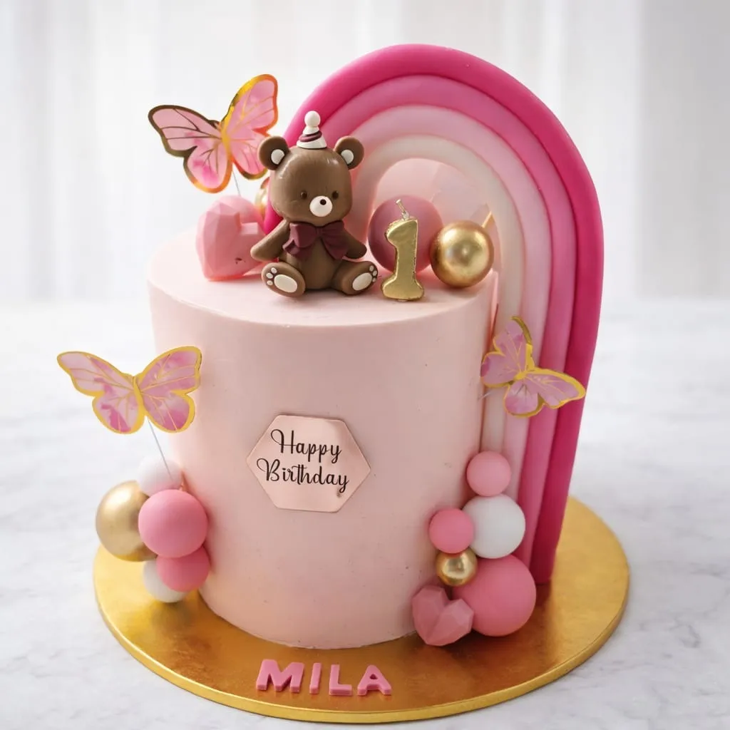 Gâteau rose Mila